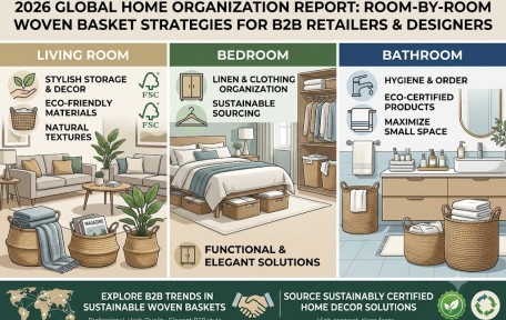 2026 Global Home Organization Report: Room-by-Room Woven Basket Strategies for B2B Retailers & Designers
